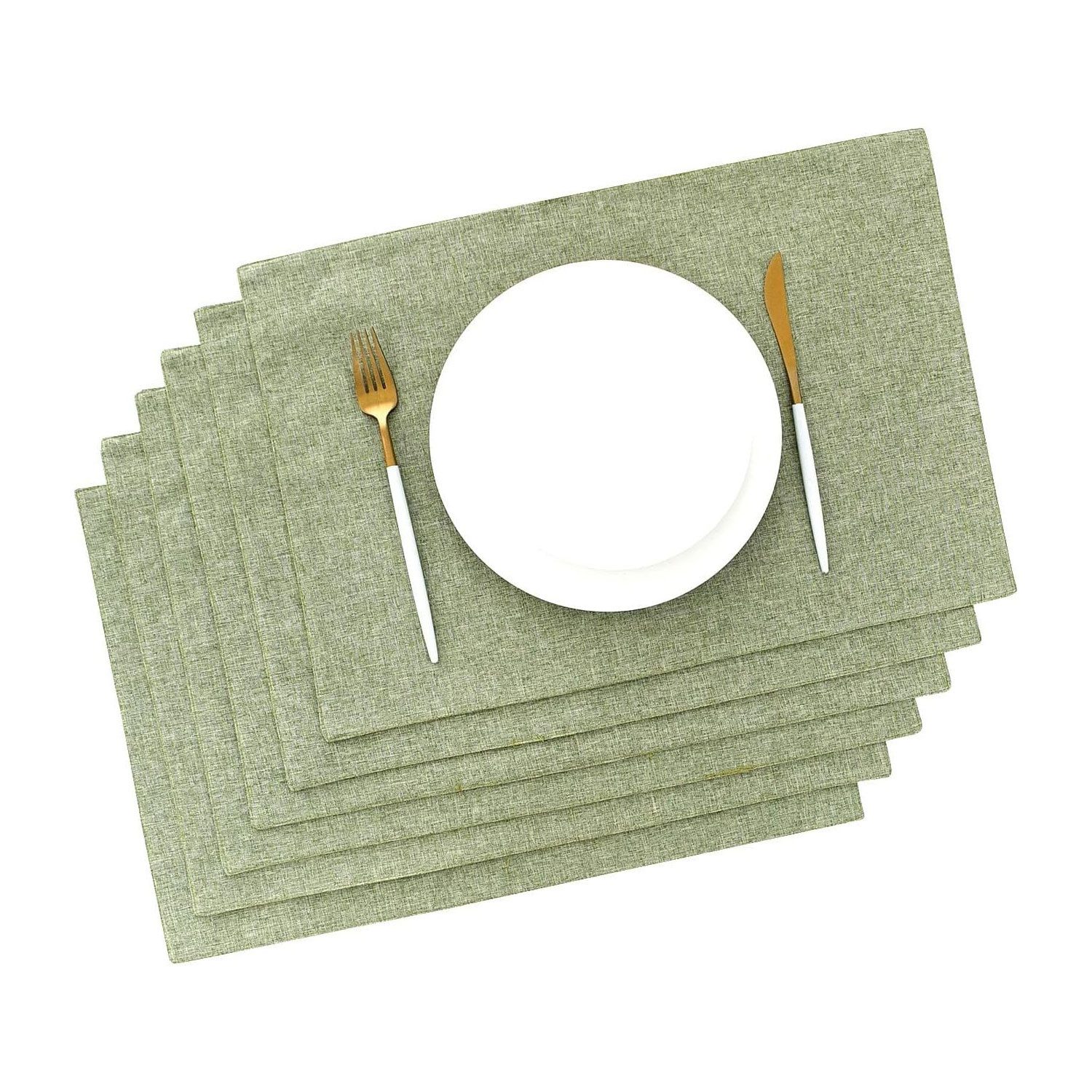 HAUSS SPOLE Platzset 6er Tischsets Platzdeckche Gewebte Abgrifffeste Hitzeb günstig online kaufen