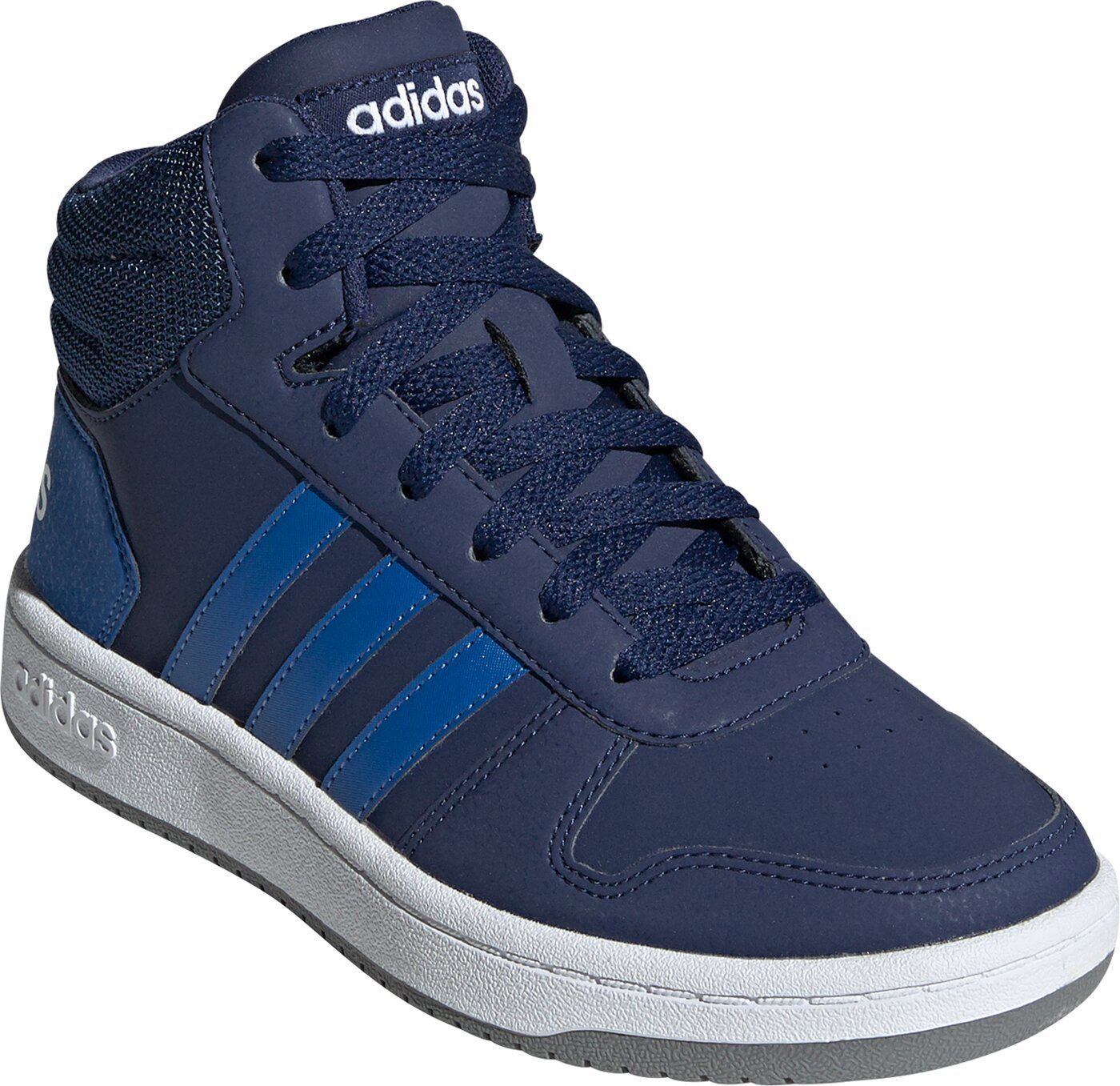 DKBLUE/BLUE/FTWWHT Basketballschuh HOOPS K Sportswear MID adidas 2.0
