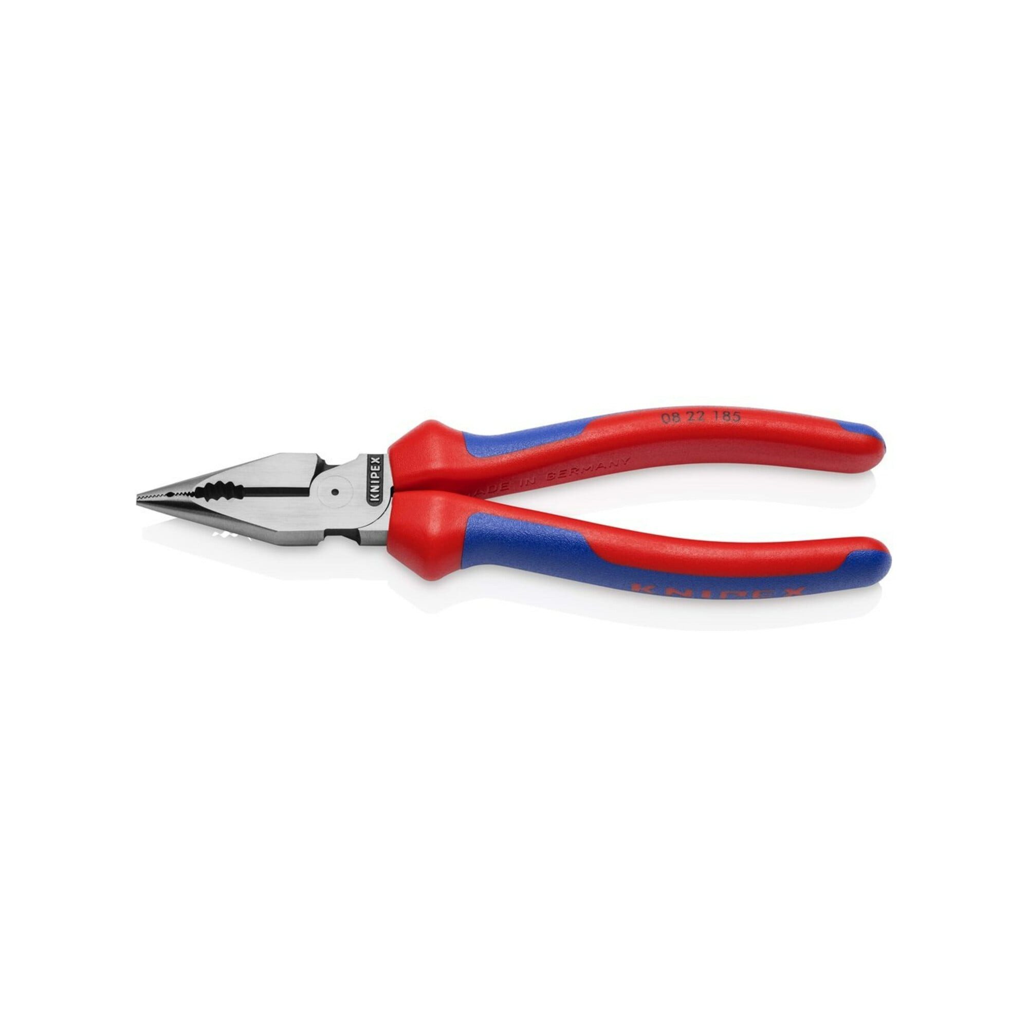 Knipex Kombizange KNIPEX 08 22 185 Spitz-Kombizange mit Comfort-Griffen schwarz atrament
