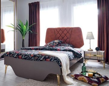 JVmoebel Schlafzimmer-Set Luxuriöses modern Schlafzimmermöbel Set Bett Nachttisch Schreibtisch, (3-St., Bett, Nachttisch, Schreibtisch), Made in Europa