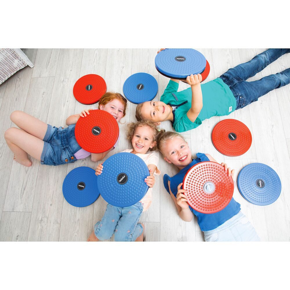 beleduc Balancetrainer Balancierspiel-Set Spin & Balance, Für Kindergarten, Grundschule und Verein