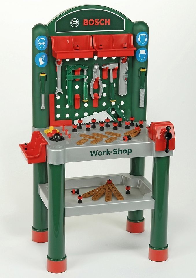 Klein Spielwerkbank BOSCH-Work-Shop, Made in Germany