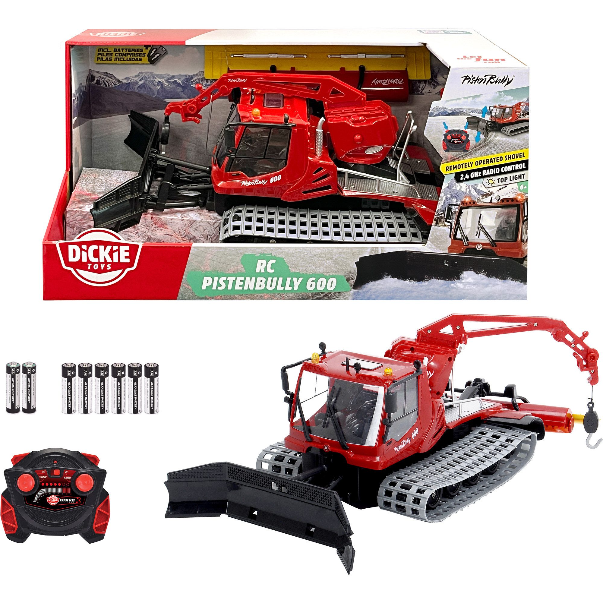 Dickie Toys RC-Bagger Dickie RC Pistenbully 600, (1:18)