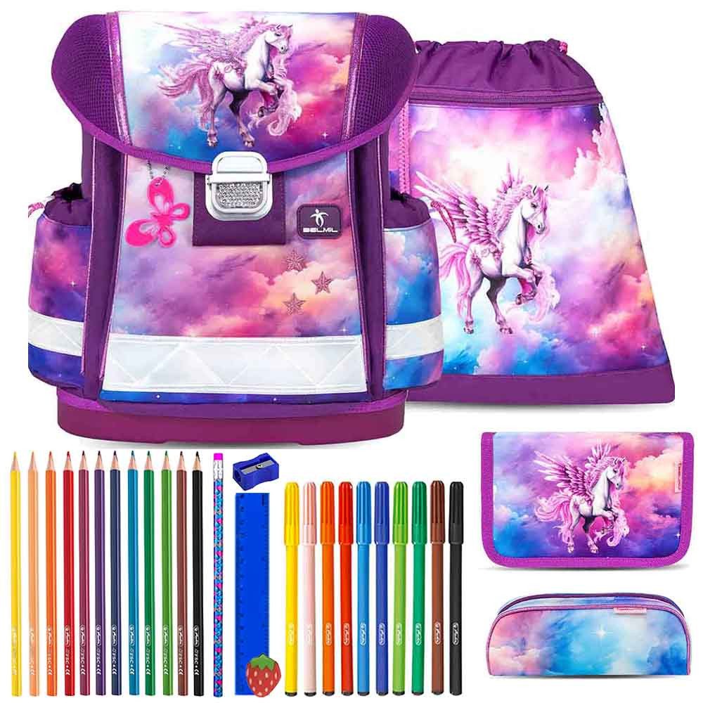 Belmil Schulranzen Set Classy 10-teilig 2025 Mädchen Pegasus