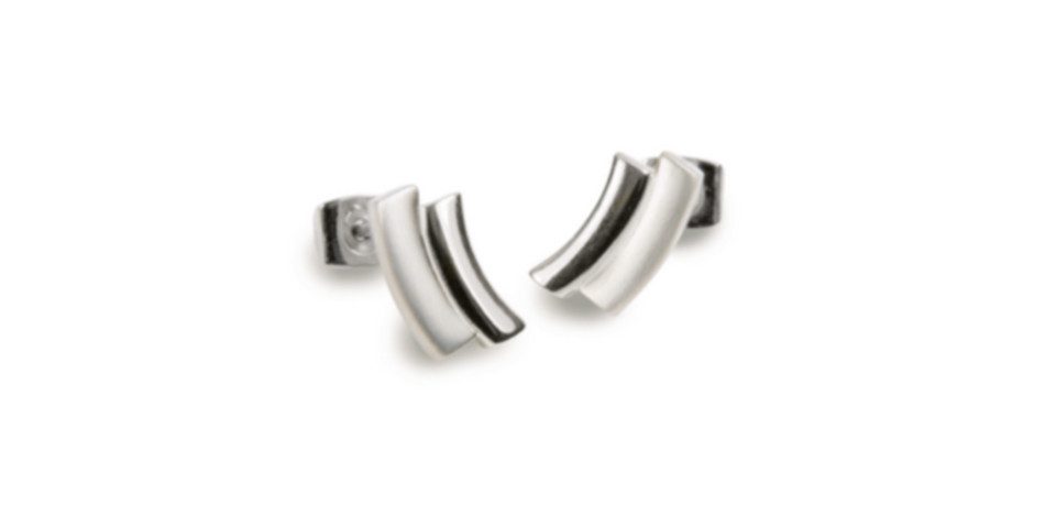 Boccia Ohrstecker-Verschluss Boccia Damenschmuck, Ohrstecker, Ohrschmuck Titan, matt/pol 0561-01