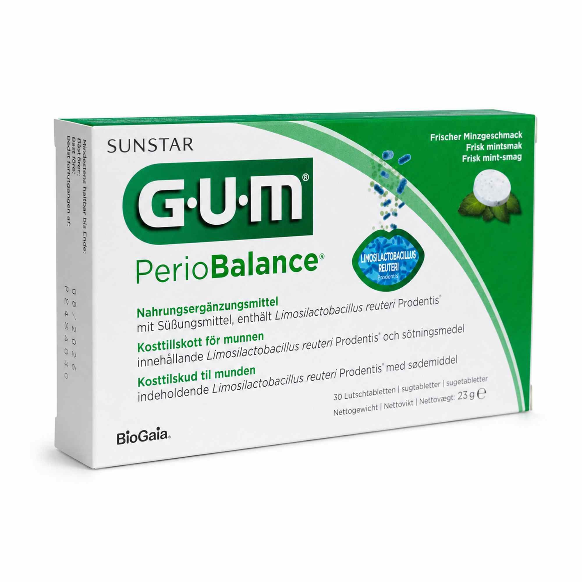 GUM GUM PerioBalance Lutschtabletten 30 Stück Lutschtabletten