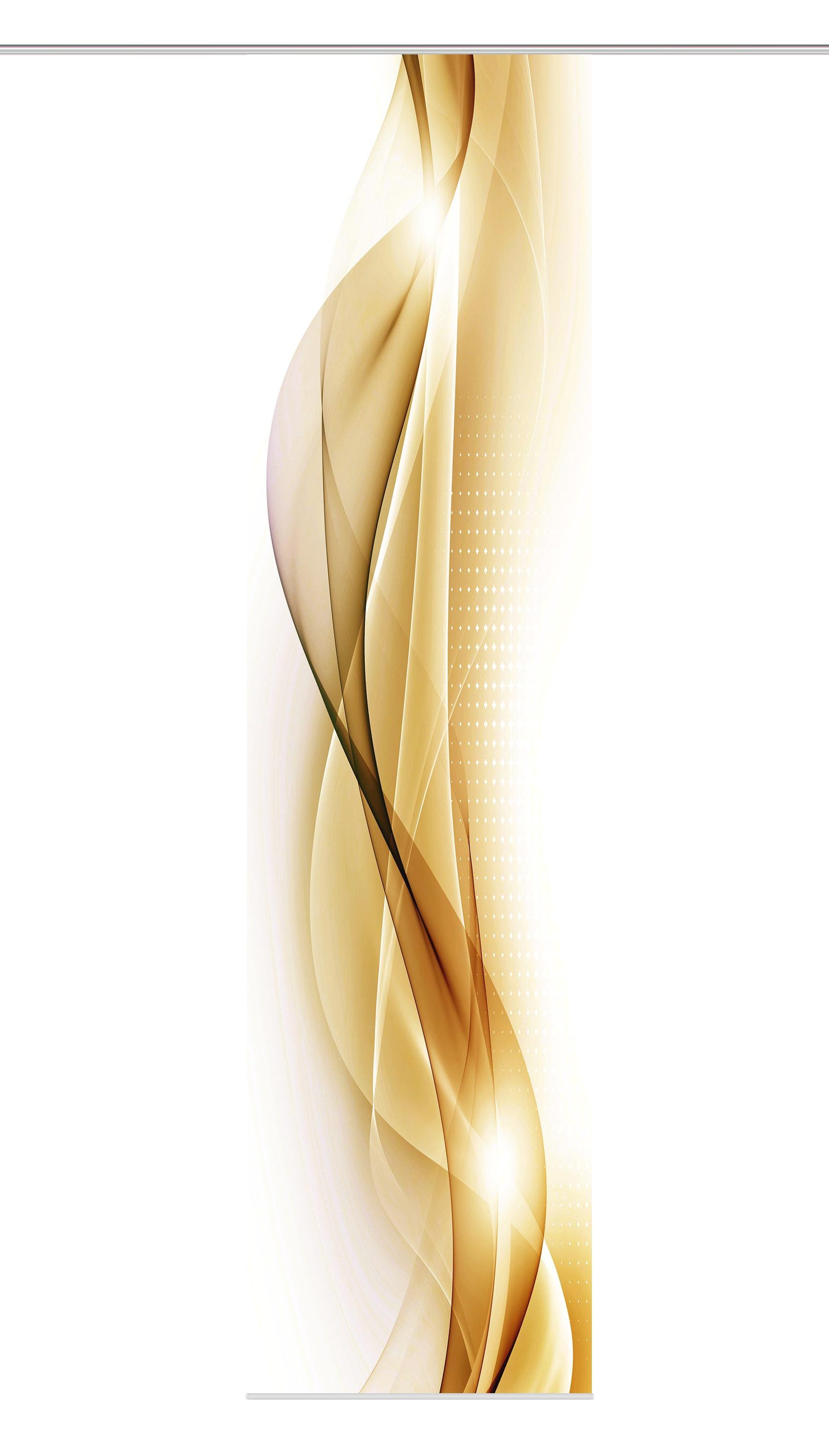 Clever-Kauf-24 Schiebegardine Flächenvorhang Neblana gold 60x246 günstig online kaufen