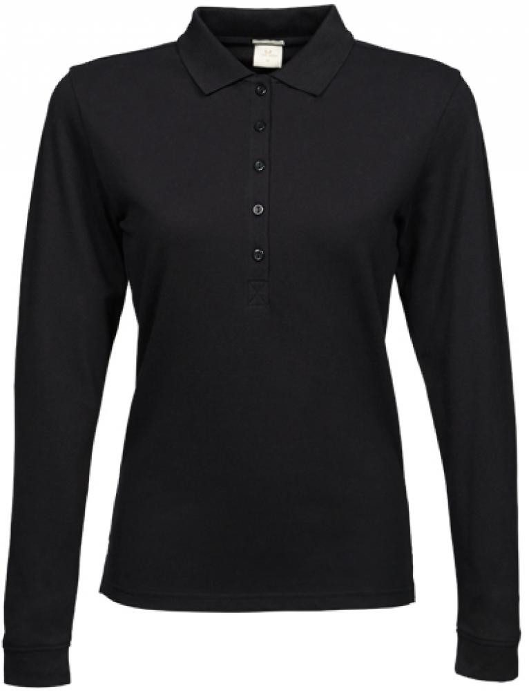 Tee Jays Langarm-Poloshirt Ladies Stretch Long Sleeve Poloshirt