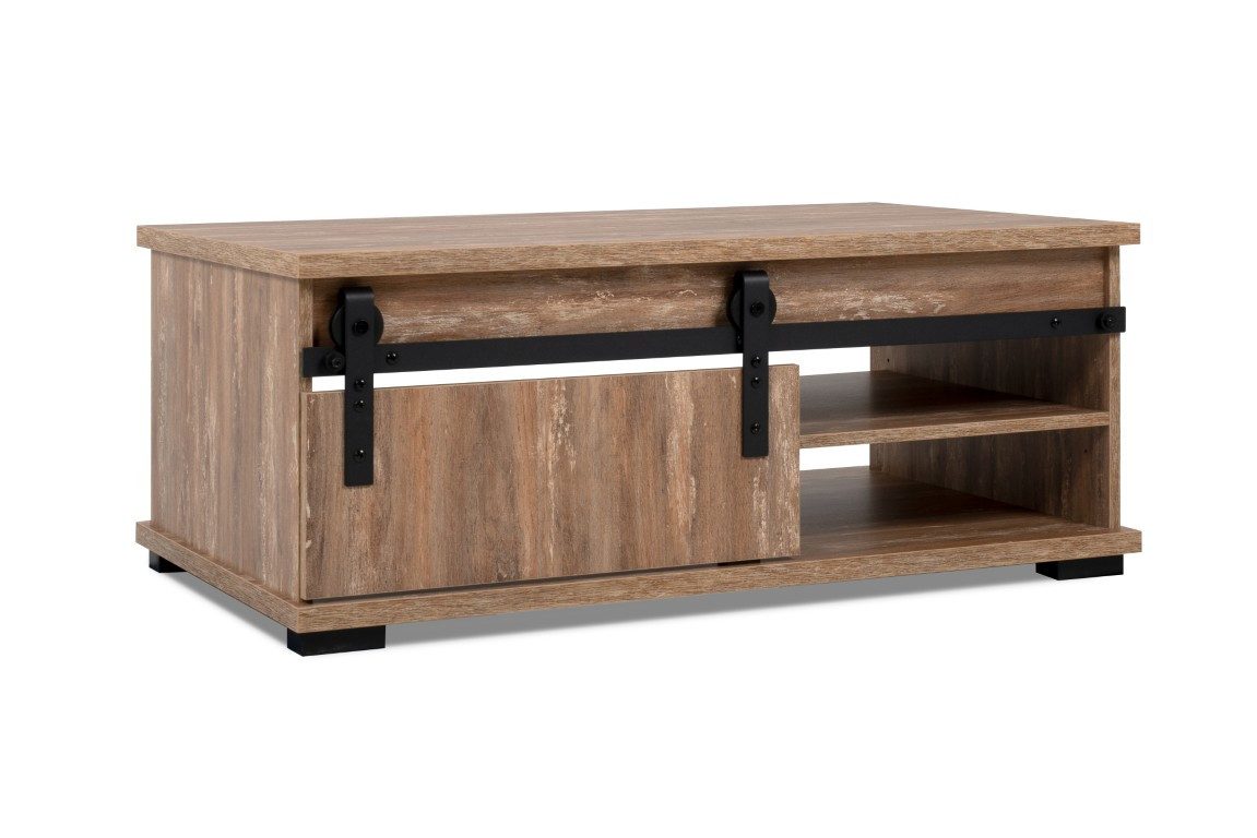 Finori Couchtisch Couchtisch Marrakesch, Valhalla Eiche / Milford Kiefer (no-Set), Breite 100 cm, Holzoptik, Beistelltisch, Tisch, Kaffetisch, Sofatisch