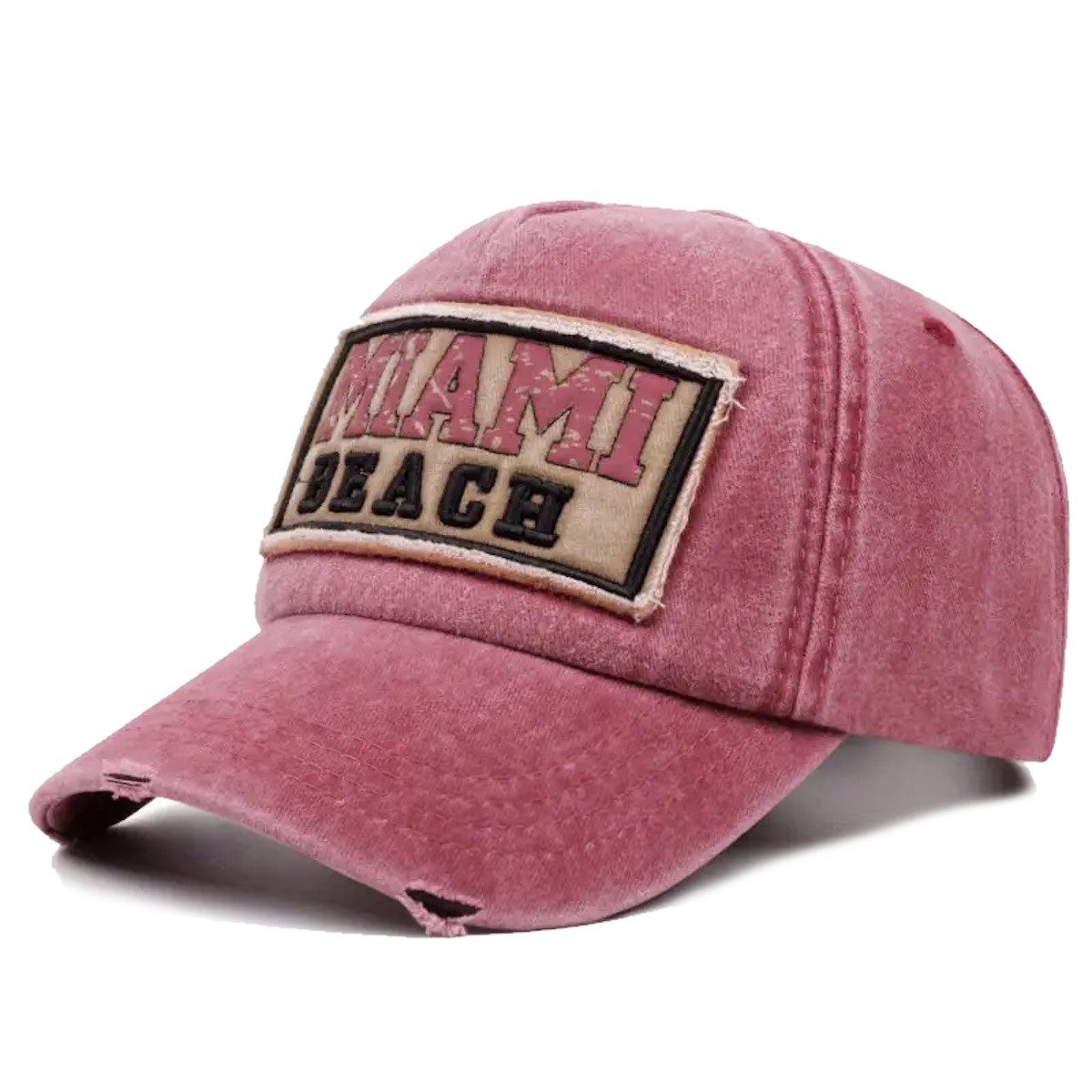 Sporty Baseball Cap Miami Beach Florida Vintage Baseballcap mit Belüftungslöchern