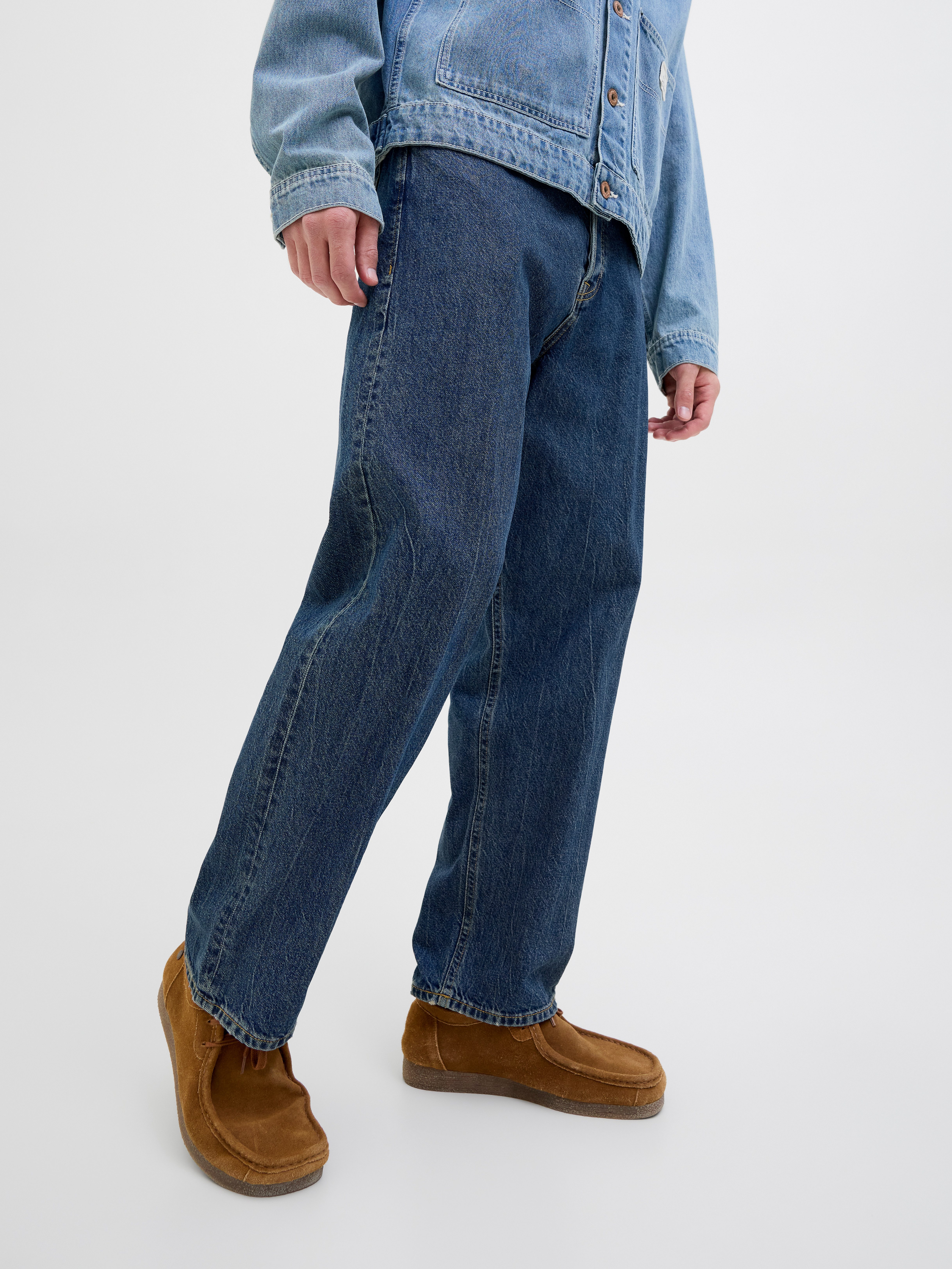 Jack & Jones Relax-fit-Jeans JJIEDDIE mit hoher Taille und lockerer Passfor günstig online kaufen