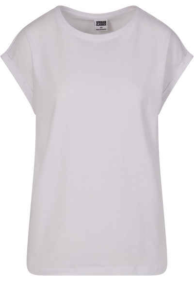 URBAN CLASSICS Kurzarmshirt Damen Ladies Extended Shoulder Tee (1-tlg)