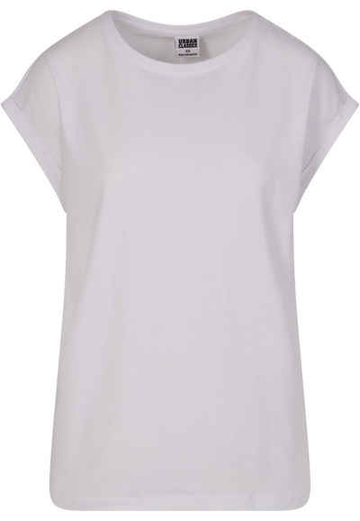 URBAN CLASSICS Kurzarmshirt Urban Classics Damen Ladies Extended Shoulder Tee (1-tlg)