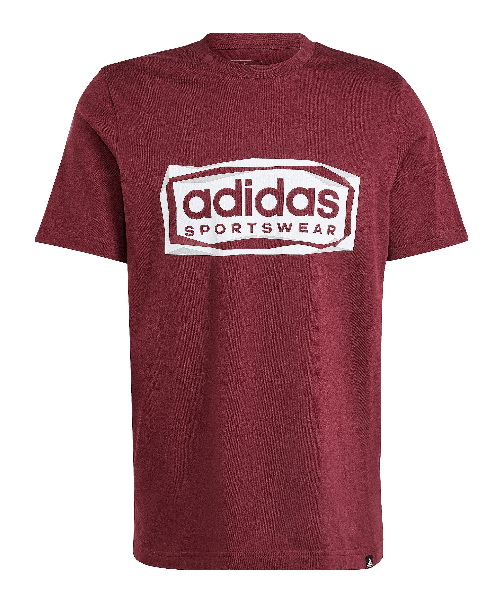 adidas Performance T-Shirt adidas Performance Folded Graphic T-Shirt Weiß Baumwolle