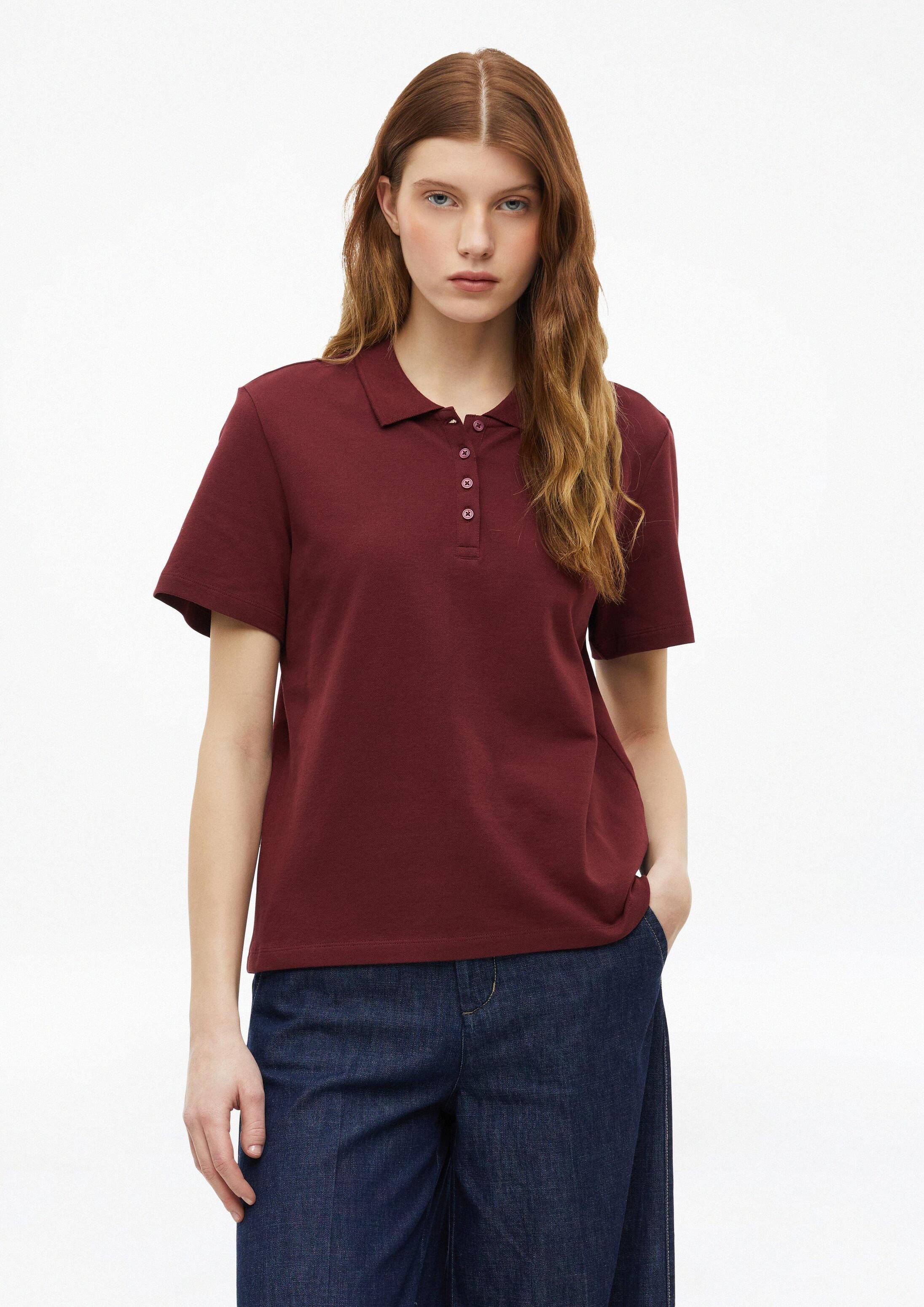 s.Oliver Kurzarmshirt Polo-Shirt Verkürztes Poloshirt im Slim Fit