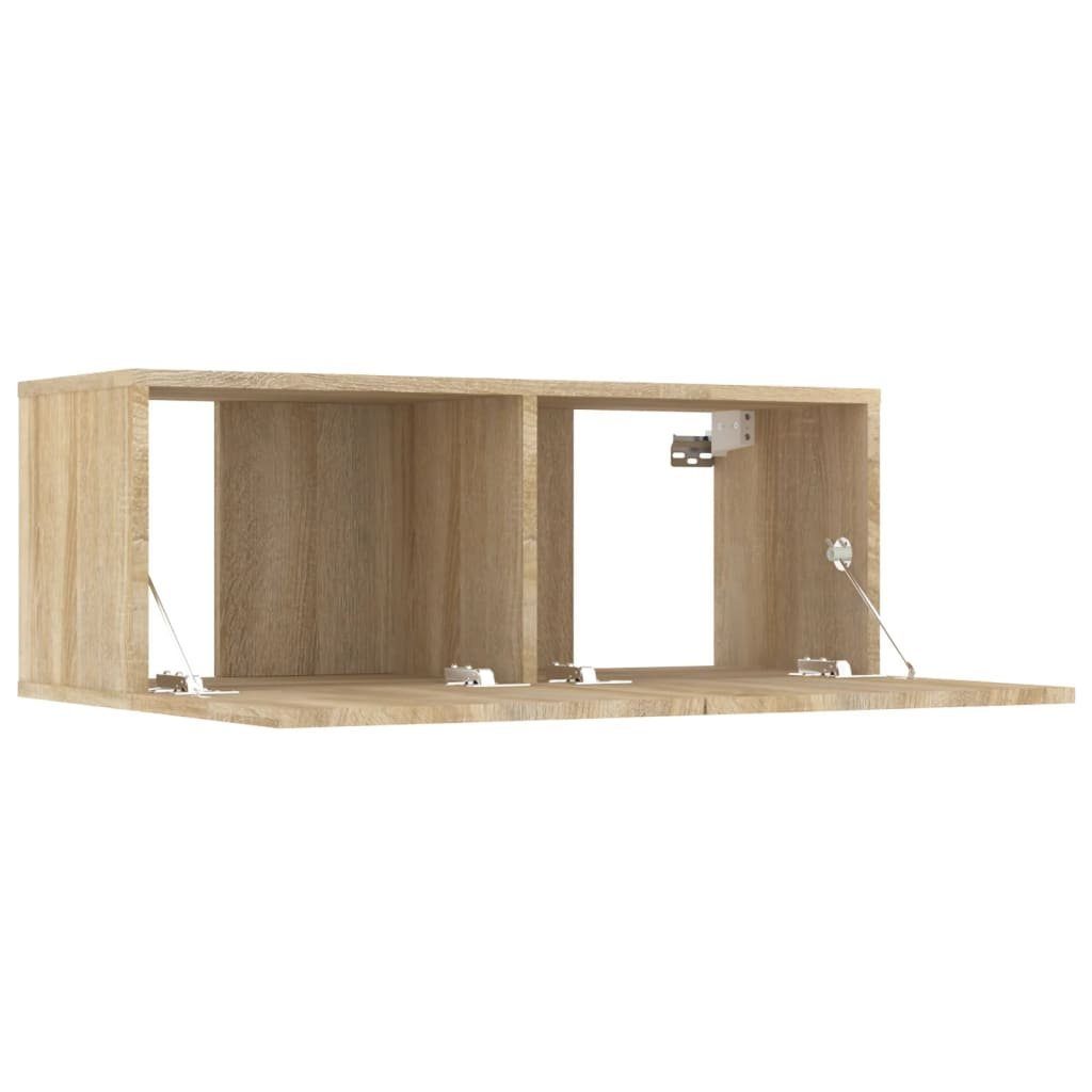 5-tlg. furnicato Holzwerkstoff TV-Schrank Sonoma-Eiche TV-Schrank-Set