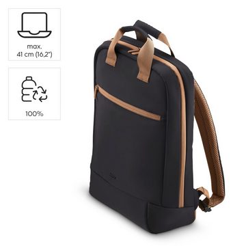 Hama Notebookrucksack Laptop Rucksack bis 16,2“ (leicht, gepolstert, 3 extra Fächer)