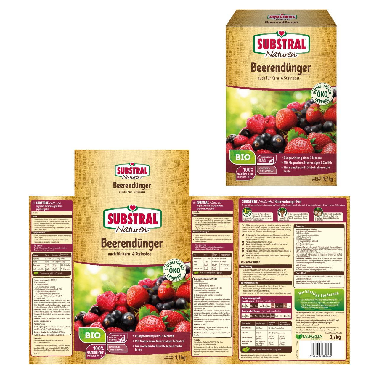 Substral Blumendünger Naturen Bio Beerendünger 1,7 günstig online kaufen