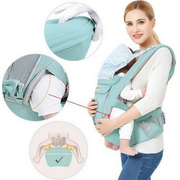 DOPWii Bauchtrage 6-in-1 Babytrage für Neugeborene ab Geburt,(3-30kg) (1-tlg)