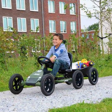 Berg Go-Kart BERG Gokart Buddy Jeep Junior inkl. Rundumleuchte auf Stange orange