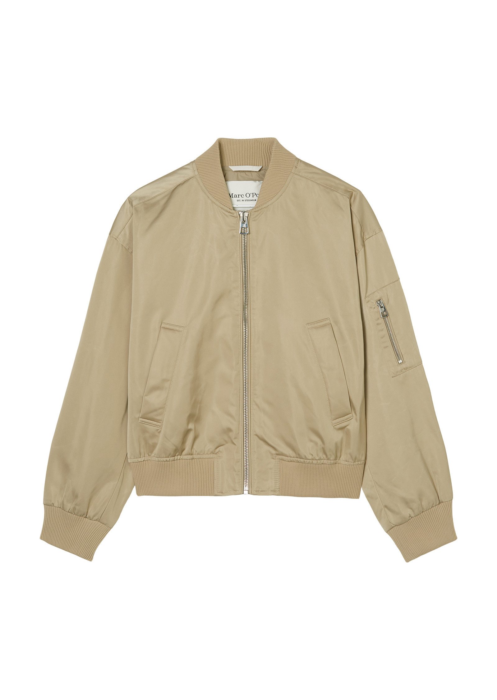 Marc O'Polo Outdoorjacke aus recyceltem Polyester-Twill
