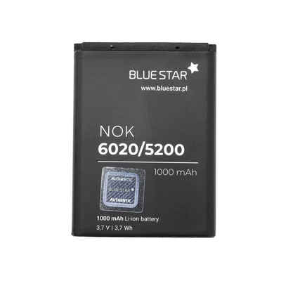 BlueStar Akku Ersatz kompatibel mit Nokia 3220 3230 5140 5140i 6020 6021 6060 6070 7360 N90 1000mAh 3,6V Li-lon Austausch Batterie Accu BL-5B Smartphone-Akku