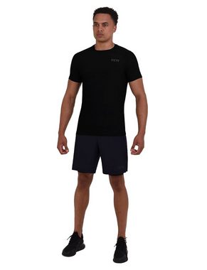 TCA Trainingsshorts TCA Herren 2-in-1 Laufhose mit Kompressionshose - Dunkelblau/Schwarz (1-tlg)