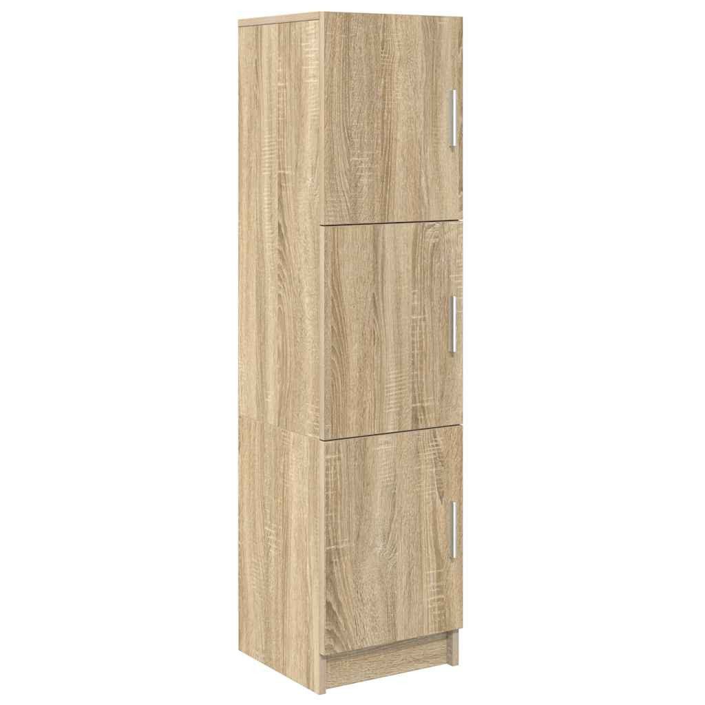 vidaXL Highboard Highboard Sonoma Eiche 31,5 x 32 x 124 cm Holzwerkstoff (1 günstig online kaufen