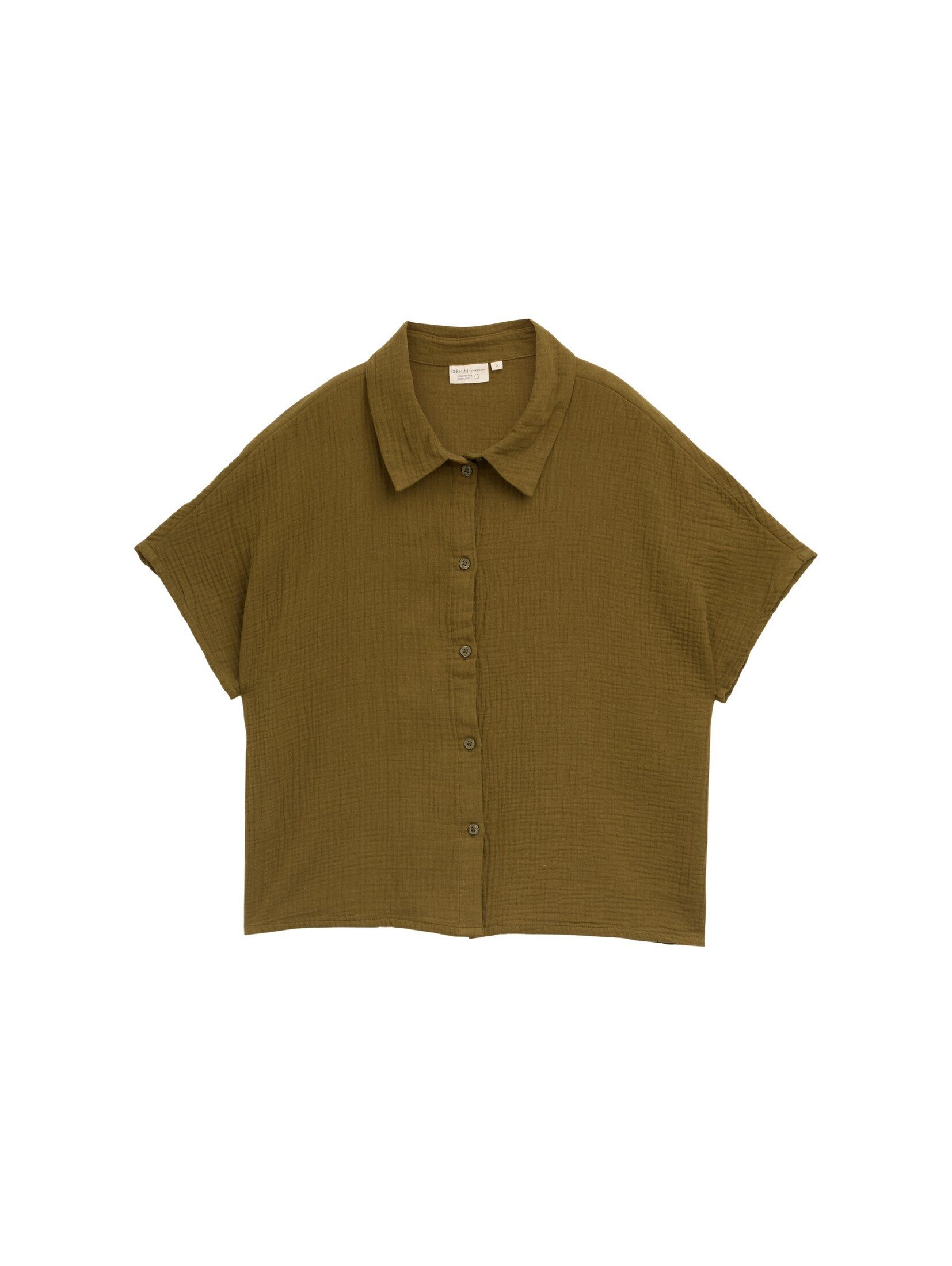 TOM TAILOR Denim Kurzarmbluse Boxy Fit günstig online kaufen