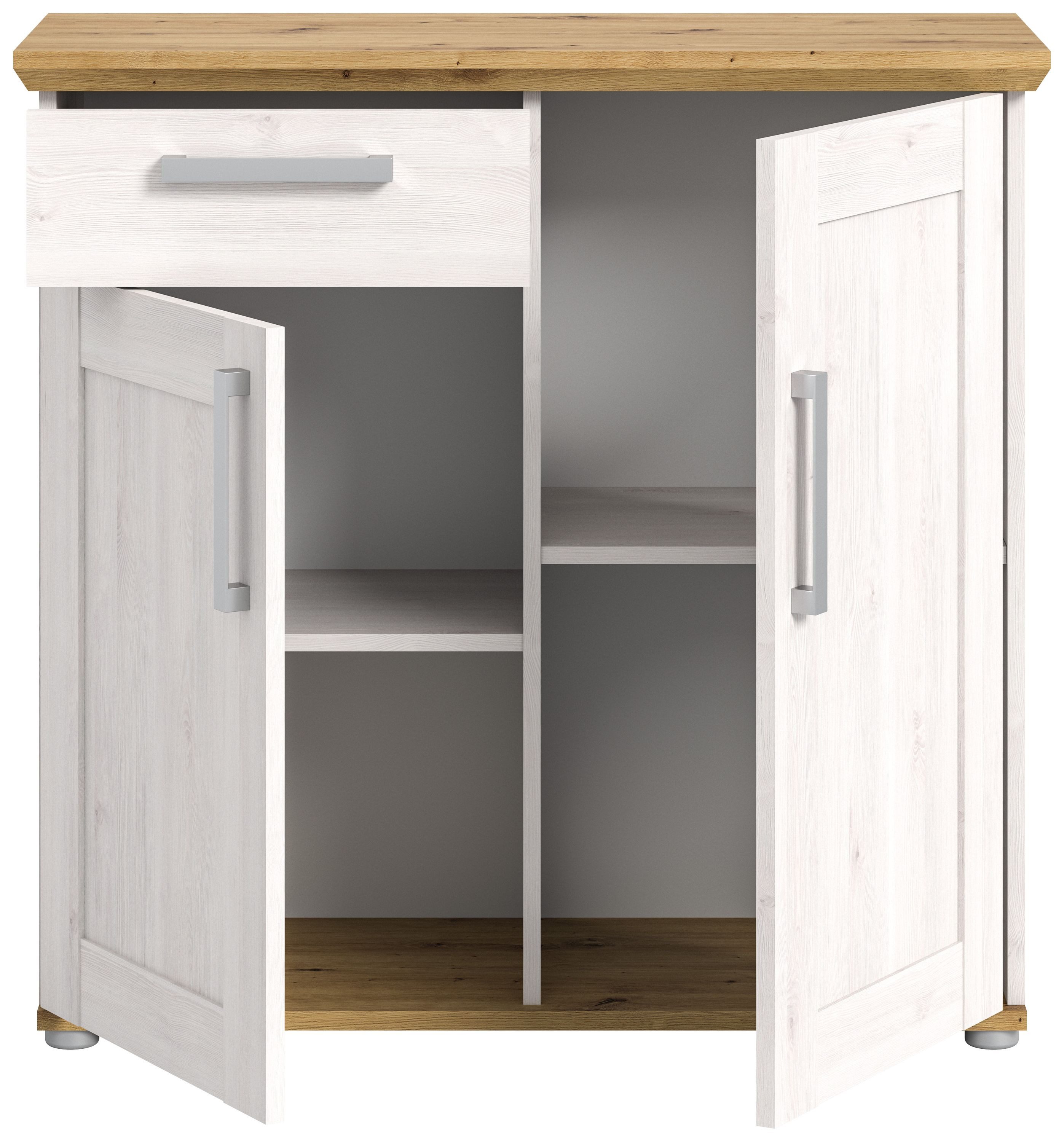 xonox.home Kommode Verona, Sibiu Lärche Nachbildung Melamin Modern 90x88x37 cm