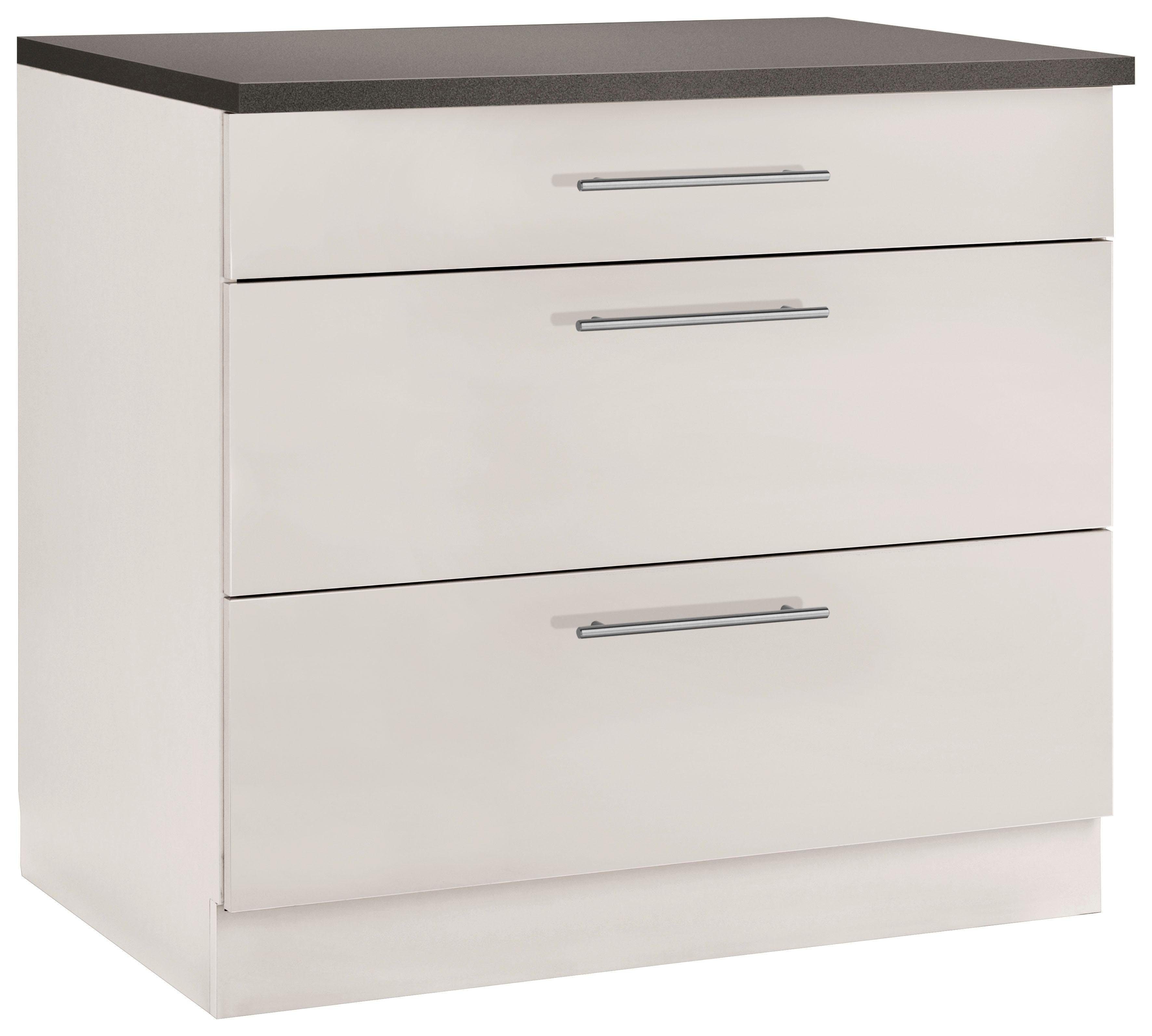 wiho Küchen Unterschrank "Cali", 90 cm breit, mit 2 großen Auszügen günstig online kaufen