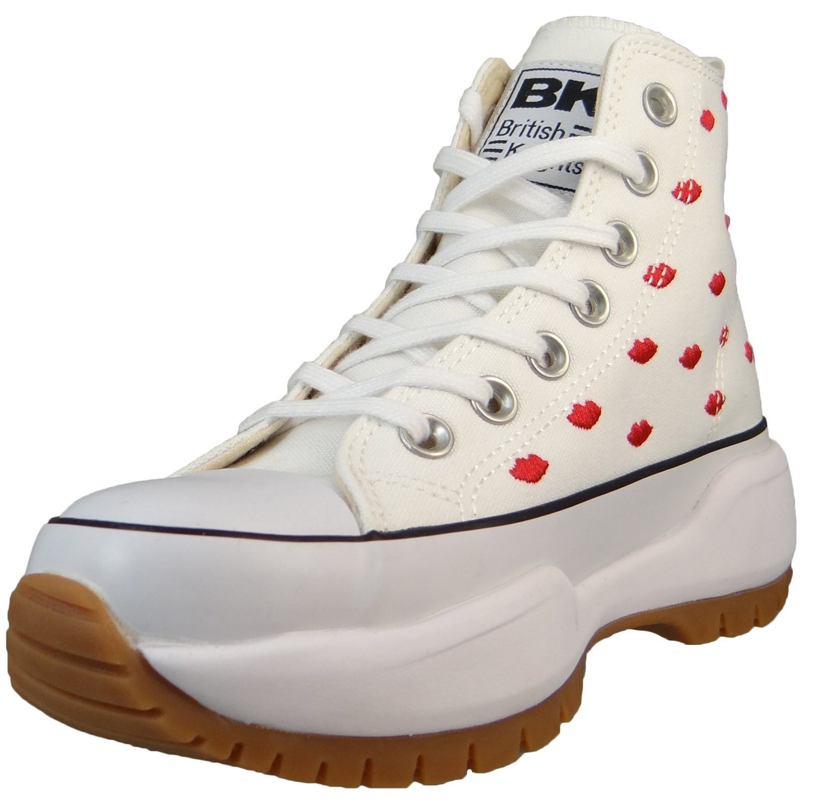 British Knights B51-3714 03 White/Red Lips Sneaker