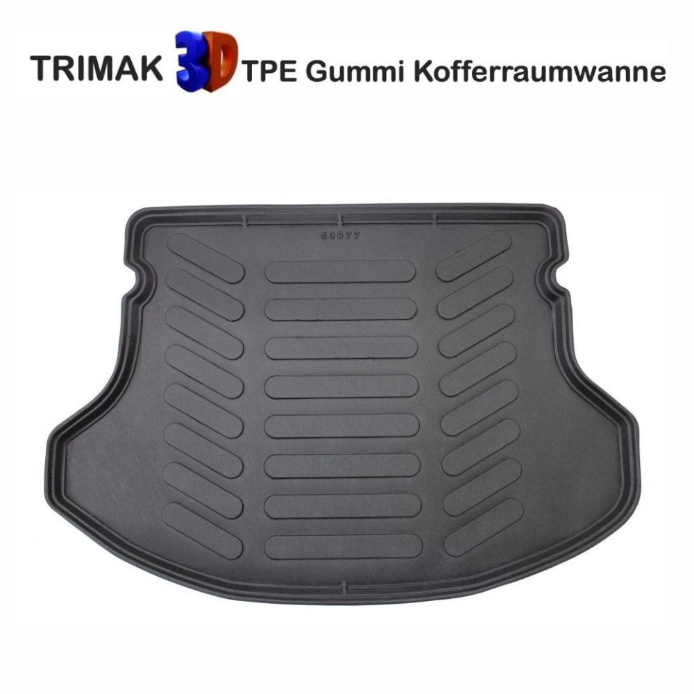 Trimak Passform-Fußmatten Oder Kofferraumwanne Oder Set für Hyundai ix35, Hyundai ix35 2009-2015 Kofferraummatte TPE Antirutschmatte Schutzmatte