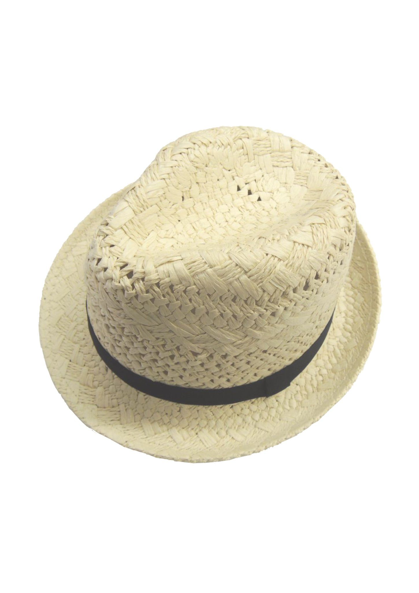 sand Chaplino mit Stoffband einfarbigem Trilby