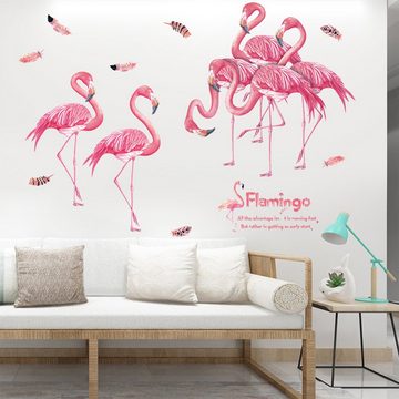 Dedom Aufkleber Wandaufkleber,Flamingo dekorative Malerei,Dekorative Aufkleber