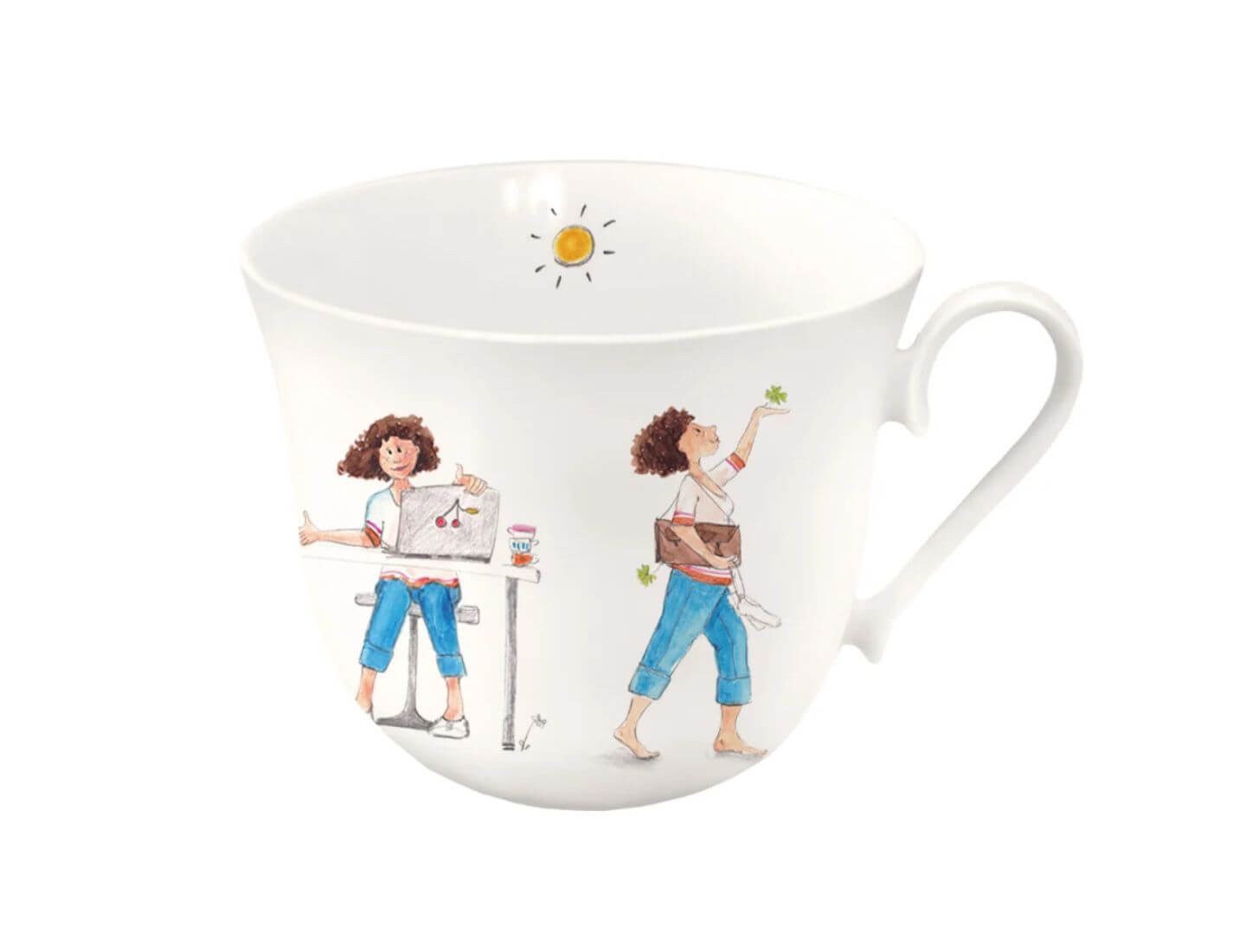 Grätz Verlag Tasse Porzellantasse Frauenpower