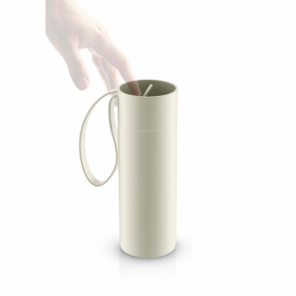 Eva Solo Thermobecher To Go Cup Coconut, 350 ml, Edelstahl (90% recycled), Kunststoff, Silikon