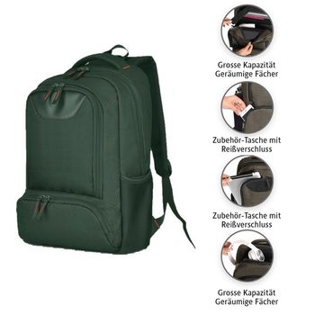 Wanderrucksack AV1900 Wanderrucksack wasserdicht trekkingrucksack laptoprucksack 15,6'' bis laptopfach daypack rucksack, Laptop rucksack mit Zubehörfächern für Laptops bis 15,6 Zoll Herren und Damen Schulrucksack für Jungen Teenager