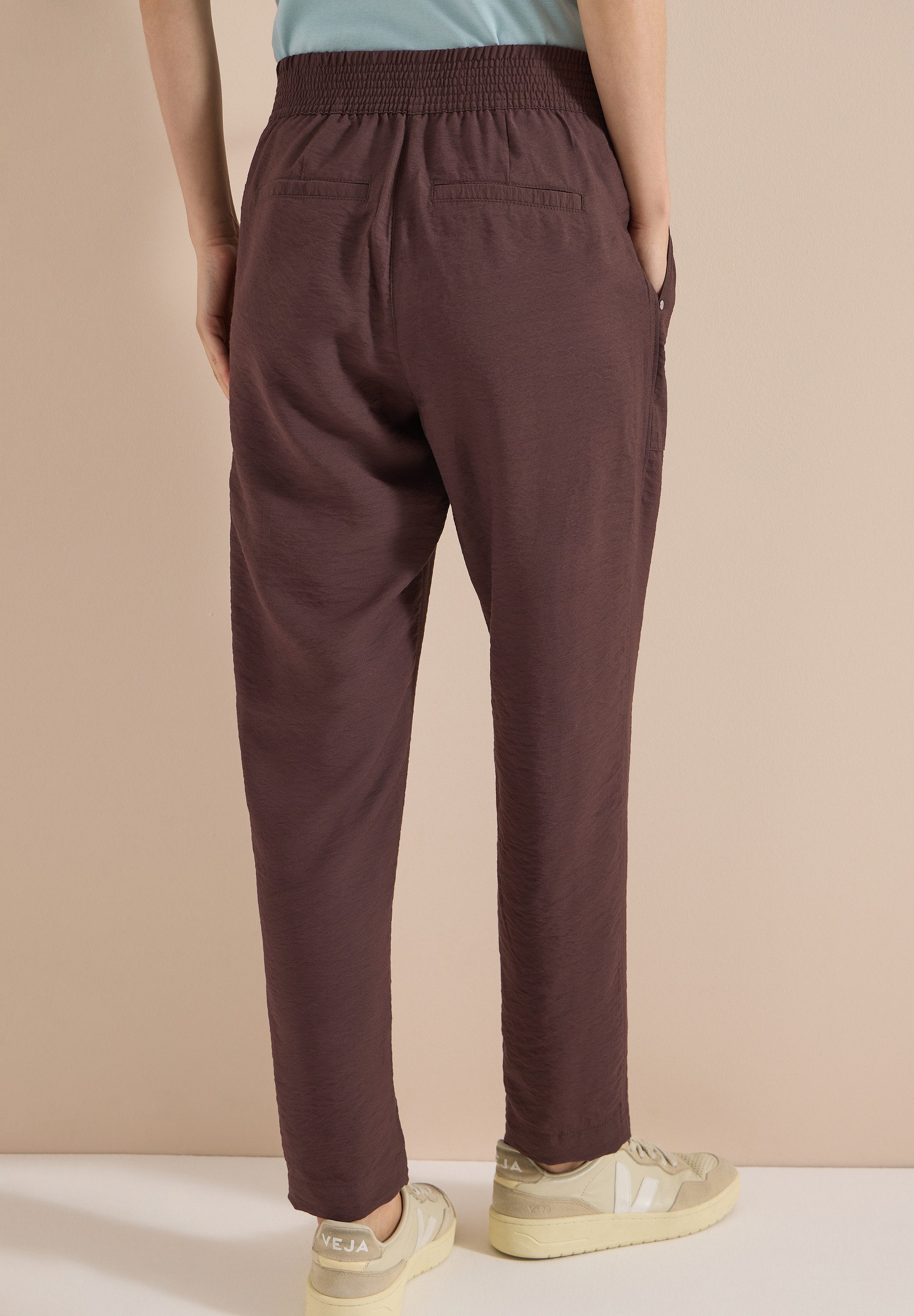 CECIL Stoffhose Style Chelsea Sommerhose mit elastischem Bund / Viskose