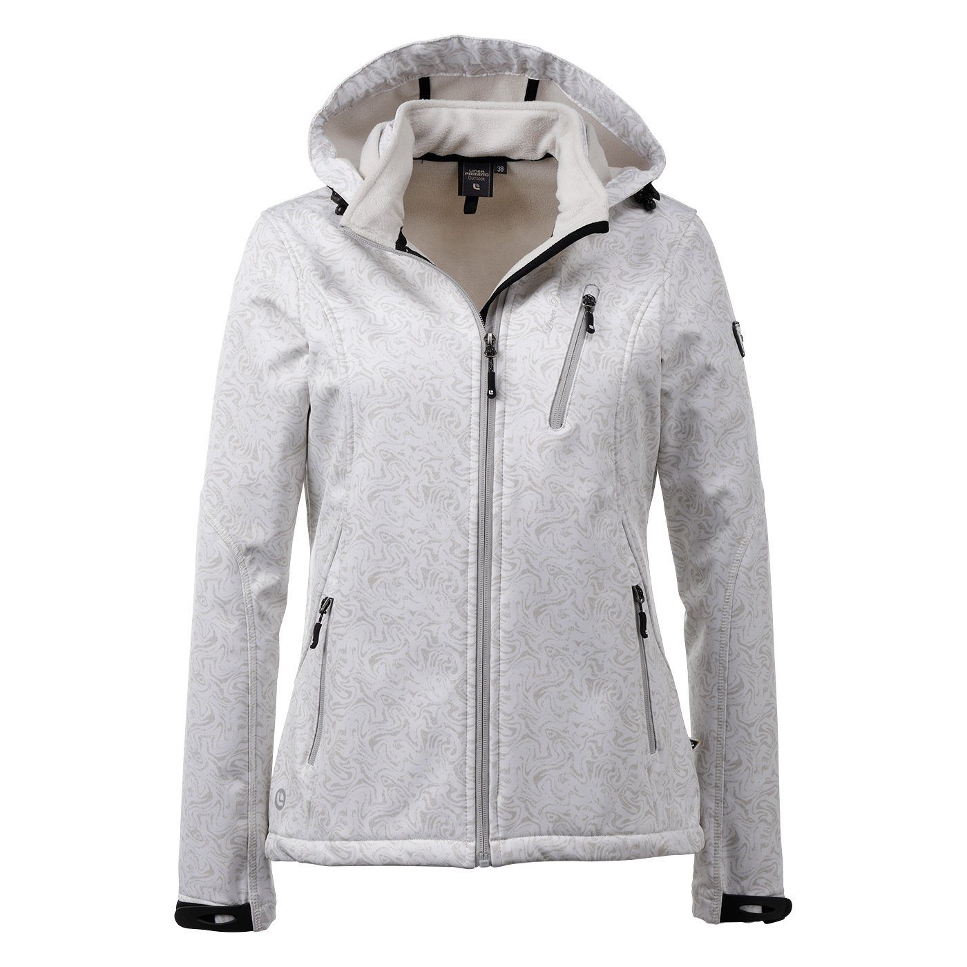 LPO Softshelljacke SHELBY CSX abnehmbarer print Großen erhältlich auch snow Kapuze, in Größen mit WOMEN