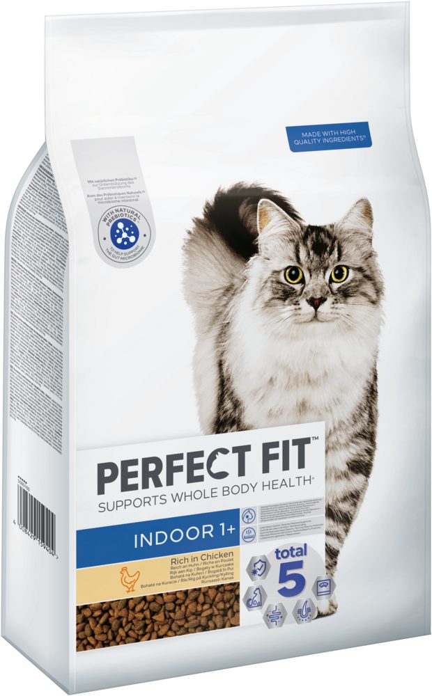 Perfect Fit PERFECT FIT™ Katze Beutel Indoor 1+ mit Huhn 7kg, Trockenfutter für: Katze