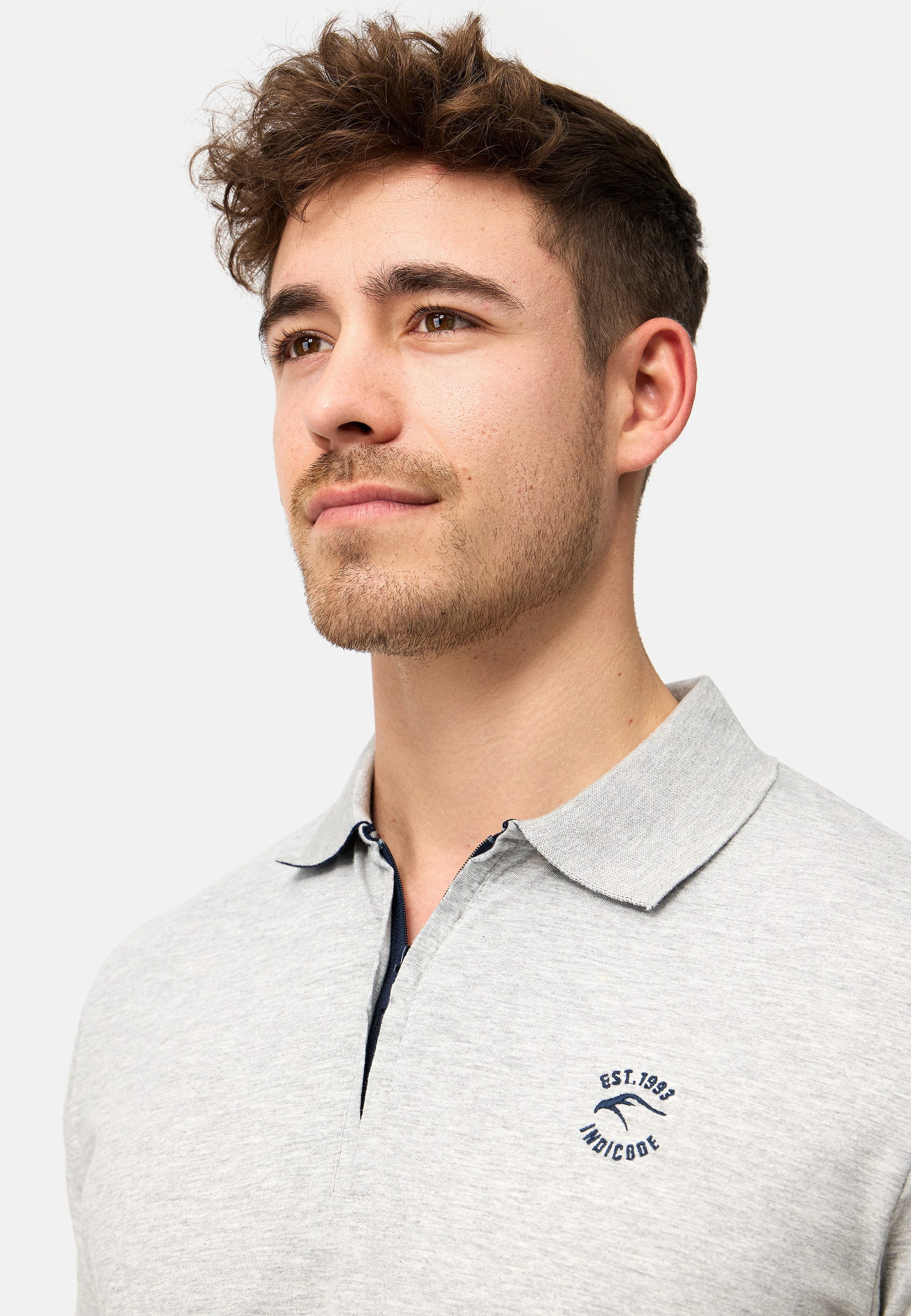 Indicode Poloshirt INYonah mit klassischem Kragen günstig online kaufen