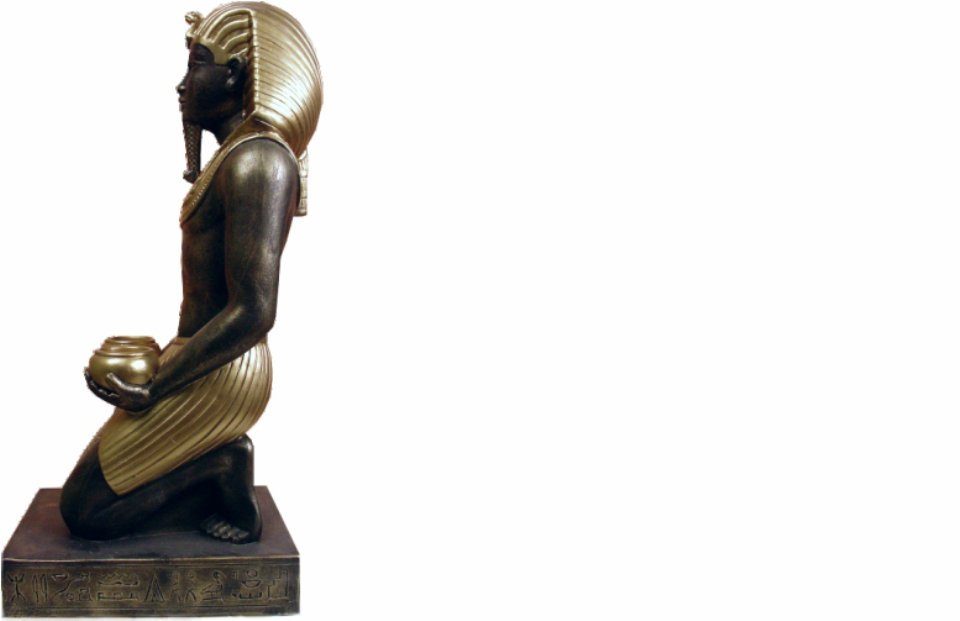 JVmoebel Skulptur Design Ägyptischer Pharao Statue Skulptur Decoration 2882
