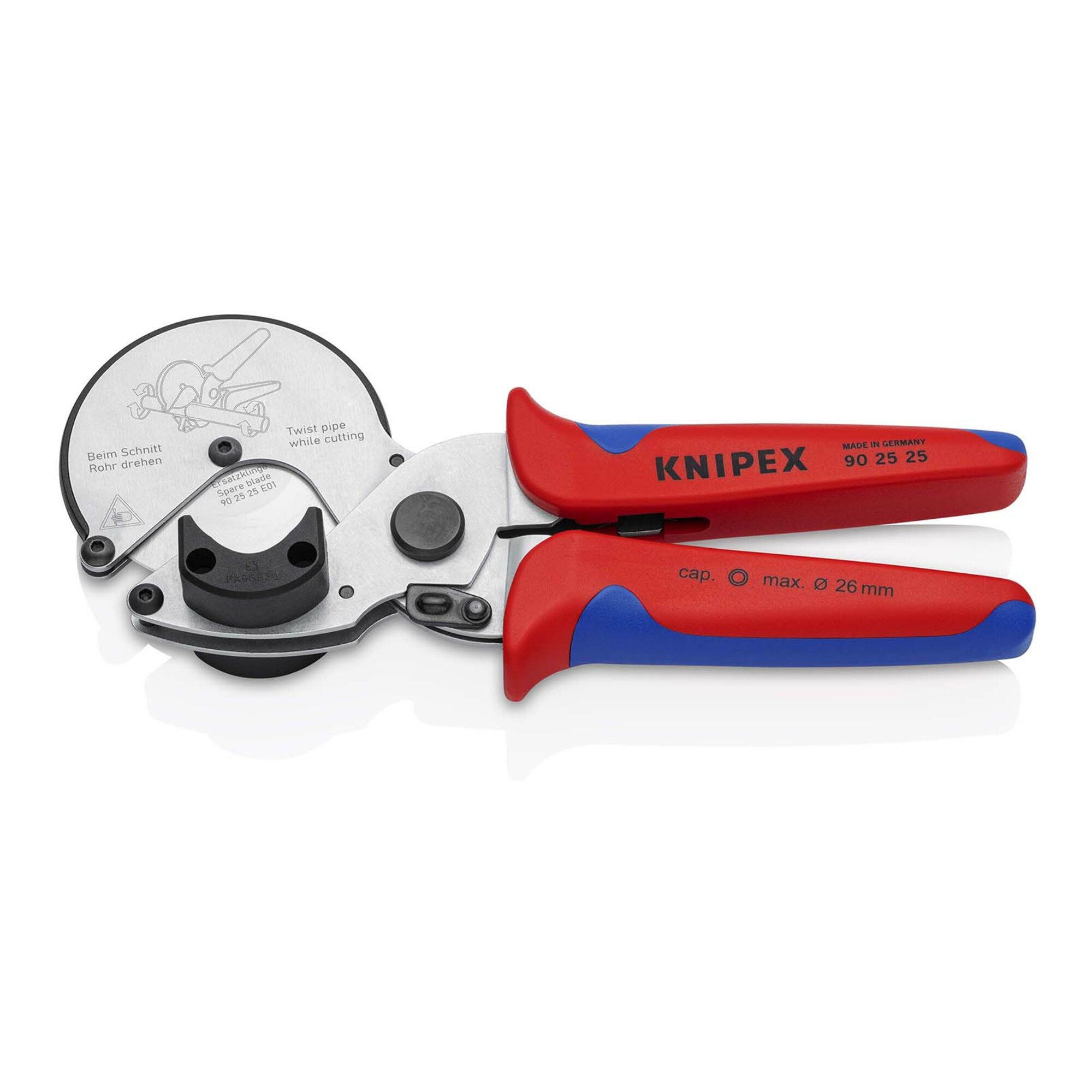 Knipex Rohrschneider KNIPEX 90 25 25 Rohrschneider für Verbund- und Kunststoffrohre mit
