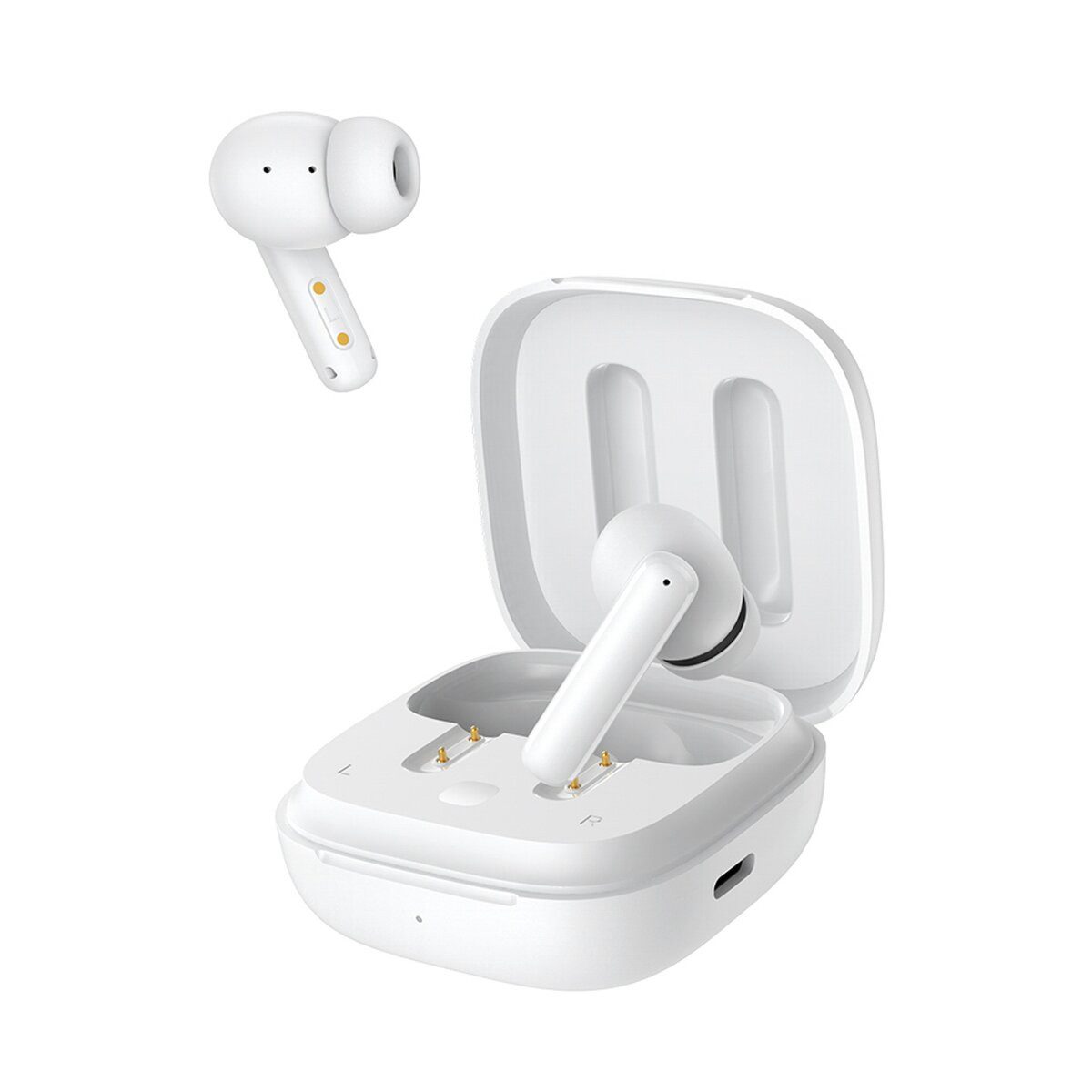 QCY QCY T13 ANC Bluetooth In-Ear Kopfhörer Weiß Bluetooth-Kopfhörer