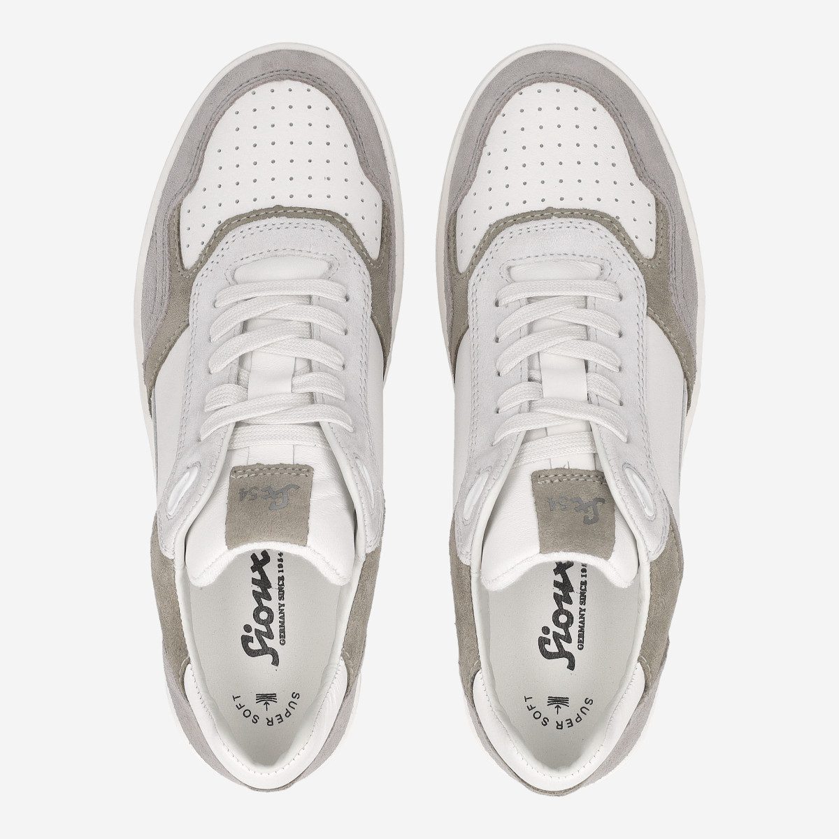 SIOUX Sioux 11415 TEDROSO-704, Sneaker, Weiß,kombiniert, Herren Sneaker