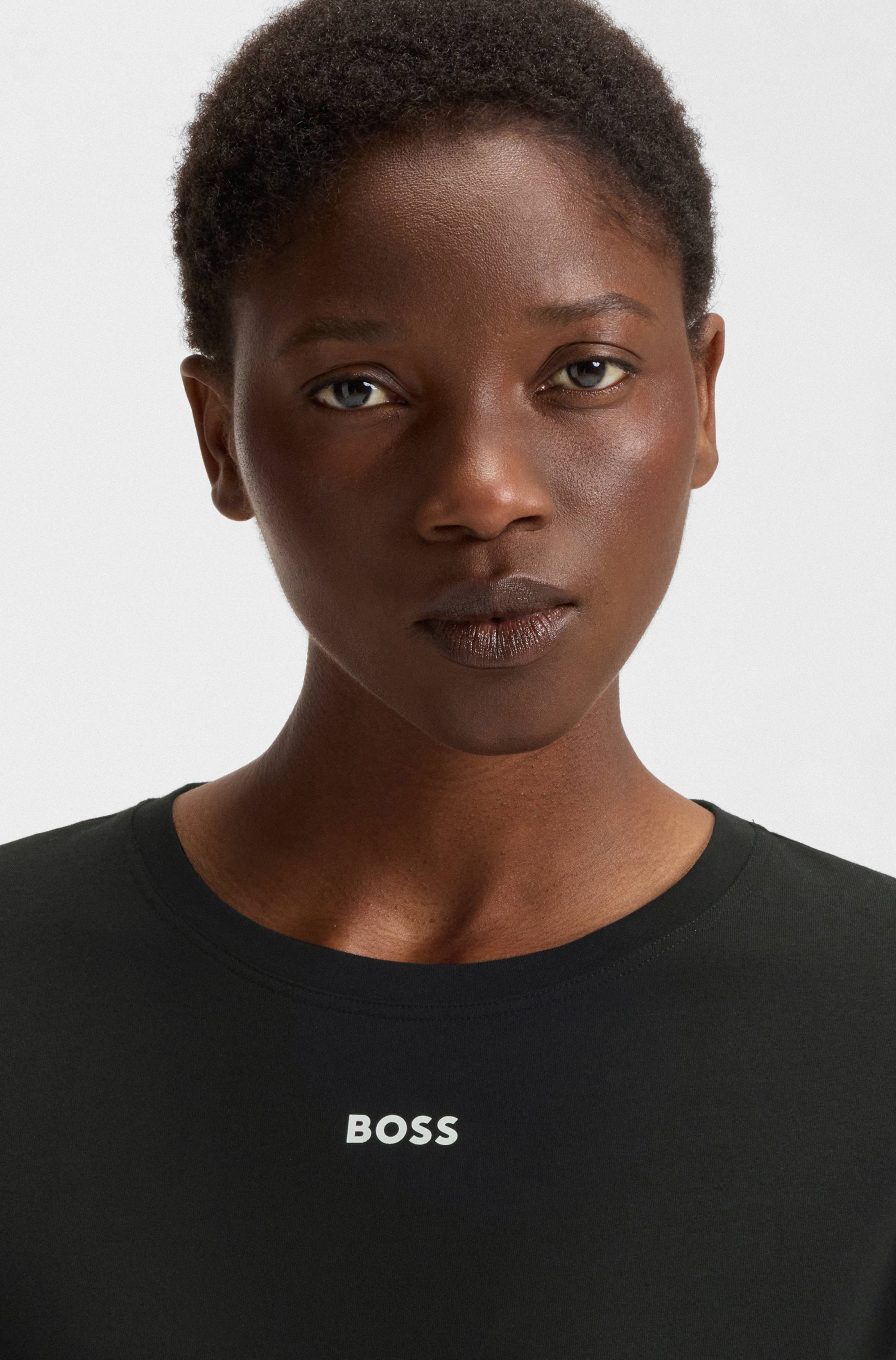 BOSS Nachthemd weiches Baumwoll Nachtkleid günstig online kaufen