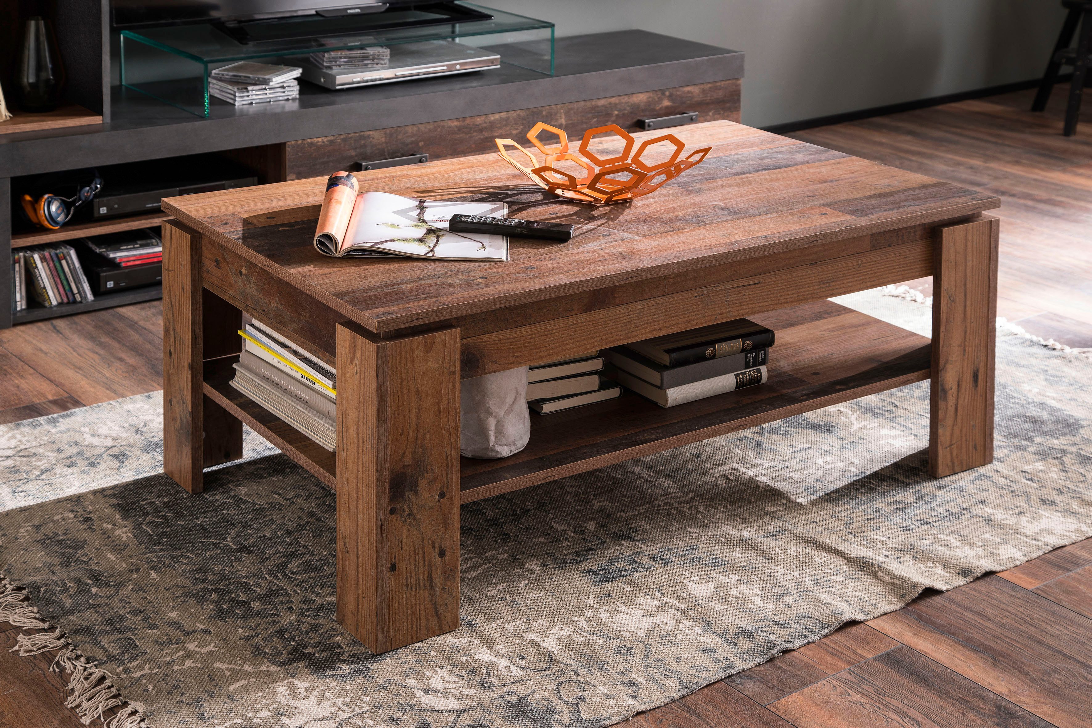 Home affaire Couchtisch Tanum, Couchtisch mit 1 offenem Fach - (B/T/H) 110/65/47 cm