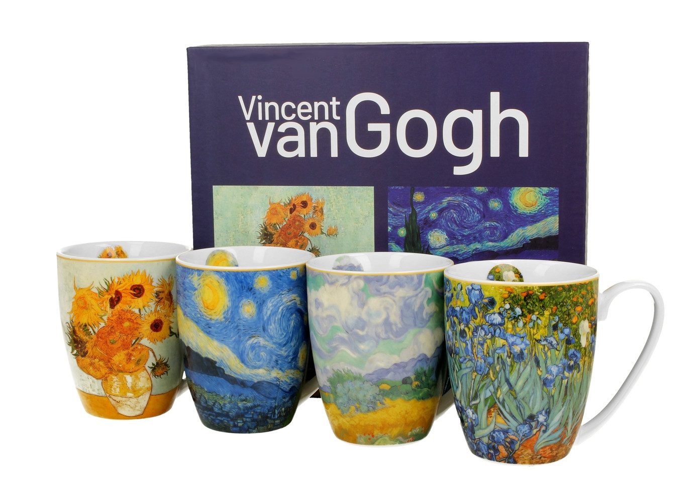 Duo-Gift Tasse Van Gogh 4er Set Tassen im Geschenkkarton Porzellan 0,36 L, 1-tlg.