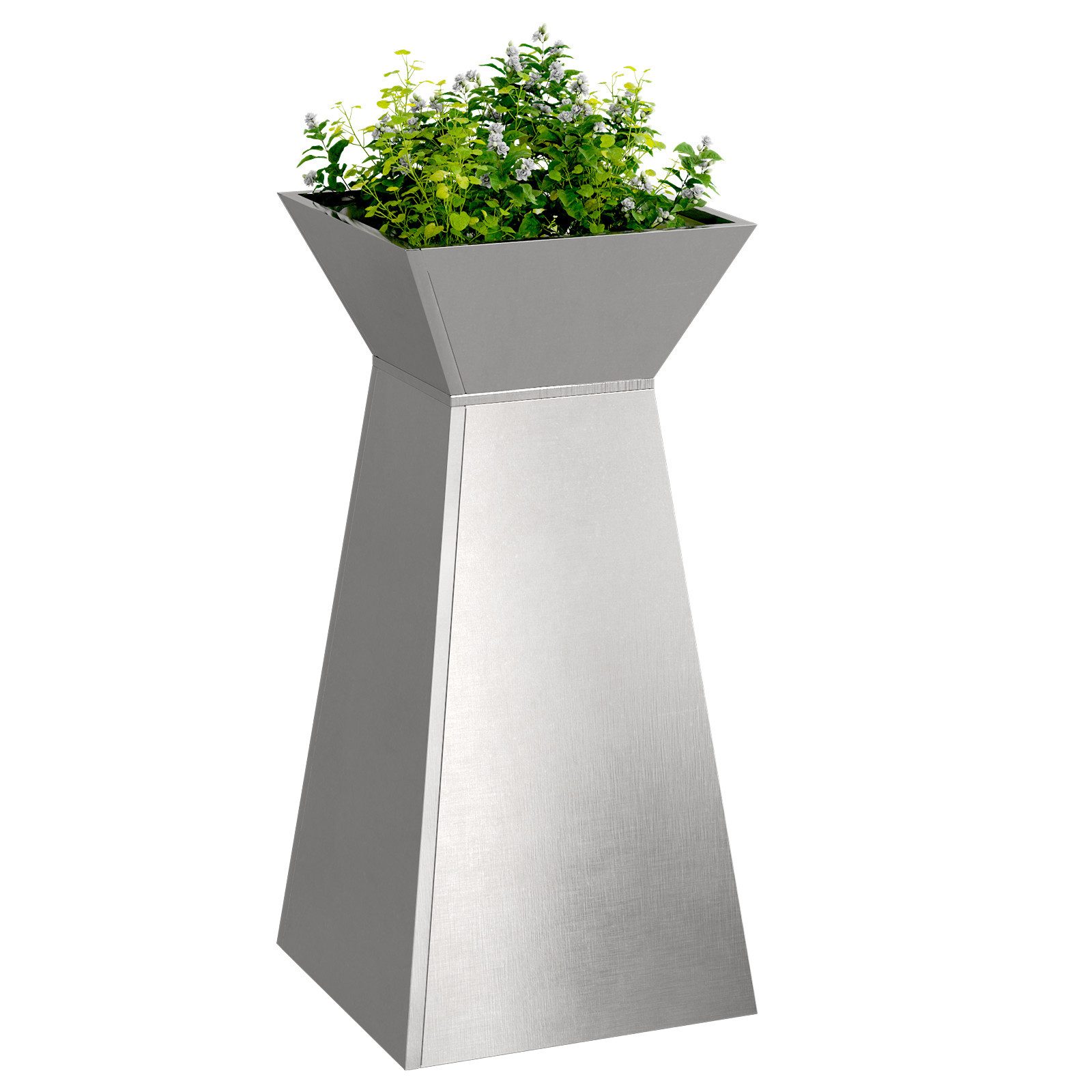 vidaXL Blumentopf Pflanzenständer Edelstahl 35 x günstig online kaufen